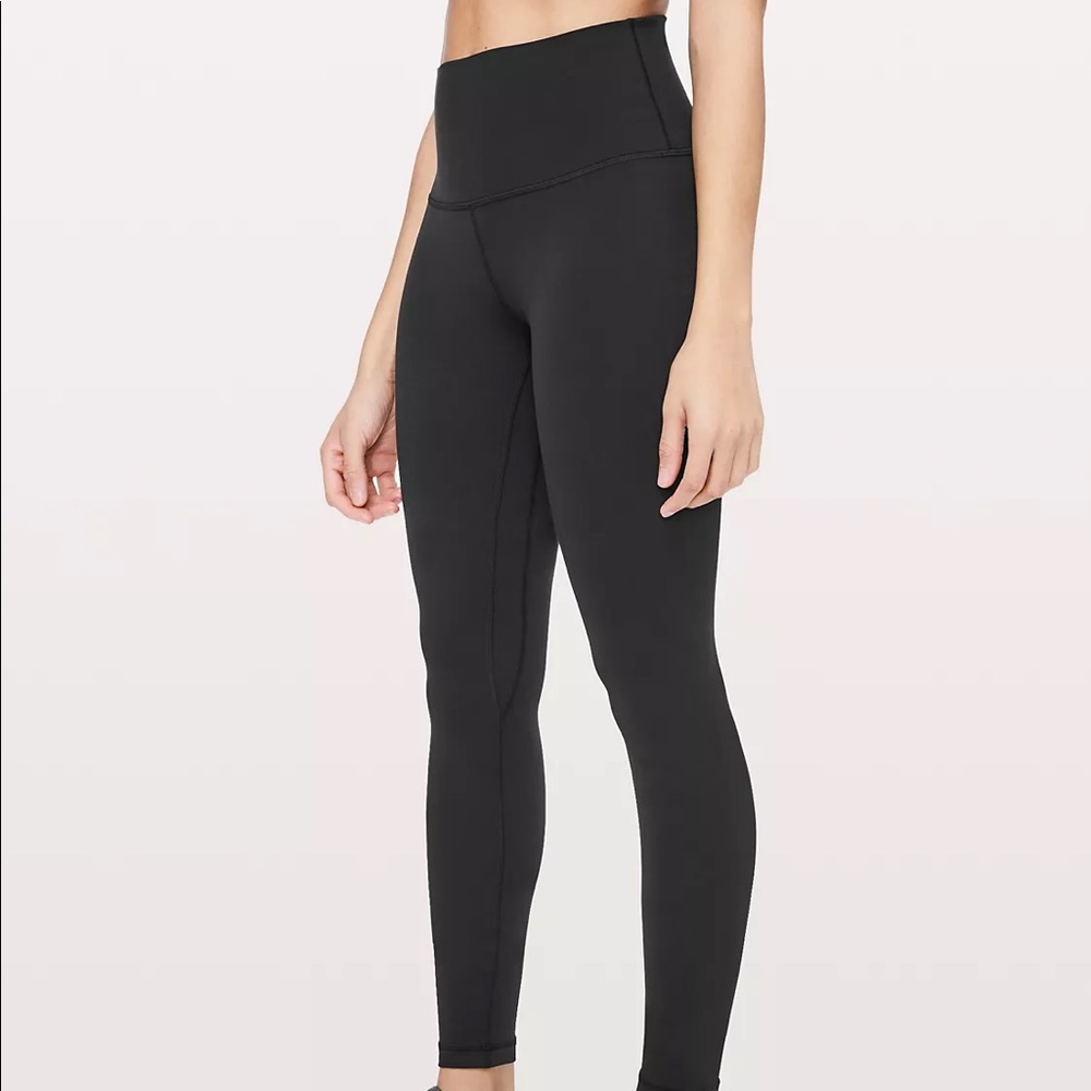 Lululemon Align hi-rise full length 25” black Sz 4